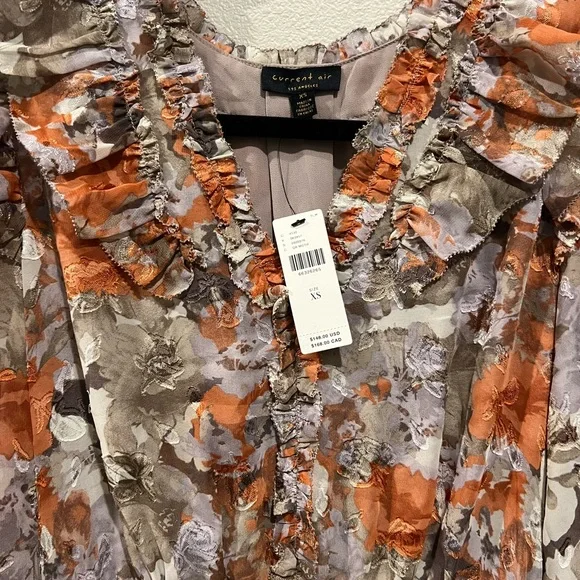 Anthropology-New and Very Romantic yet classy mini floral dress. - Picture 6 of 8